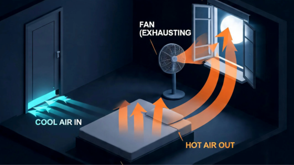 Convective airflow setup to avoid summer cooling mistakes.