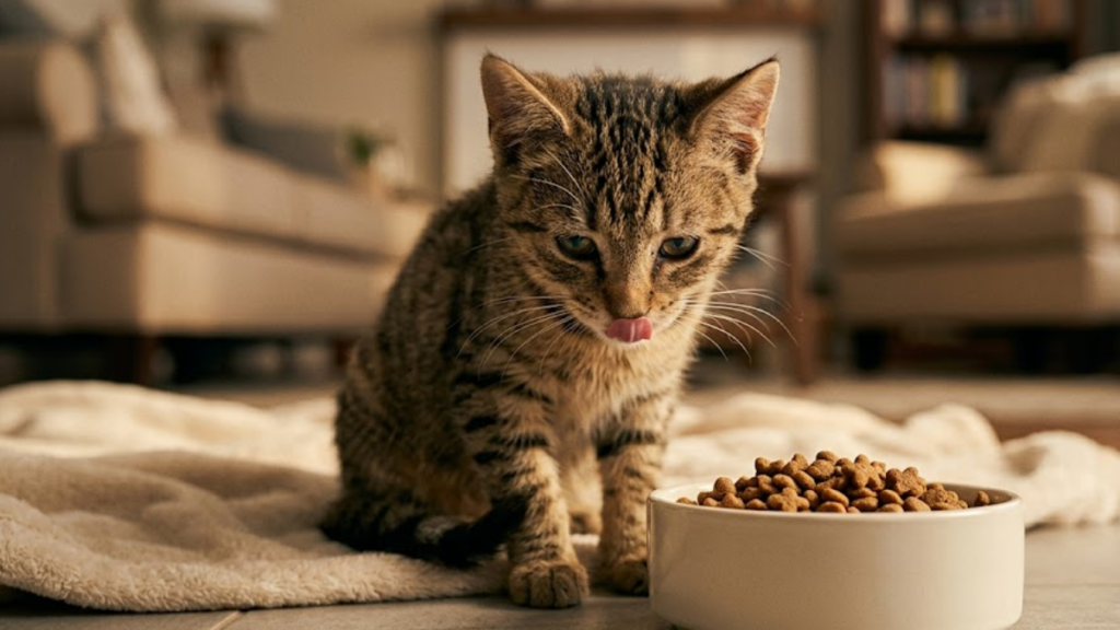 lethargic-kitten-food-poisoning-signs