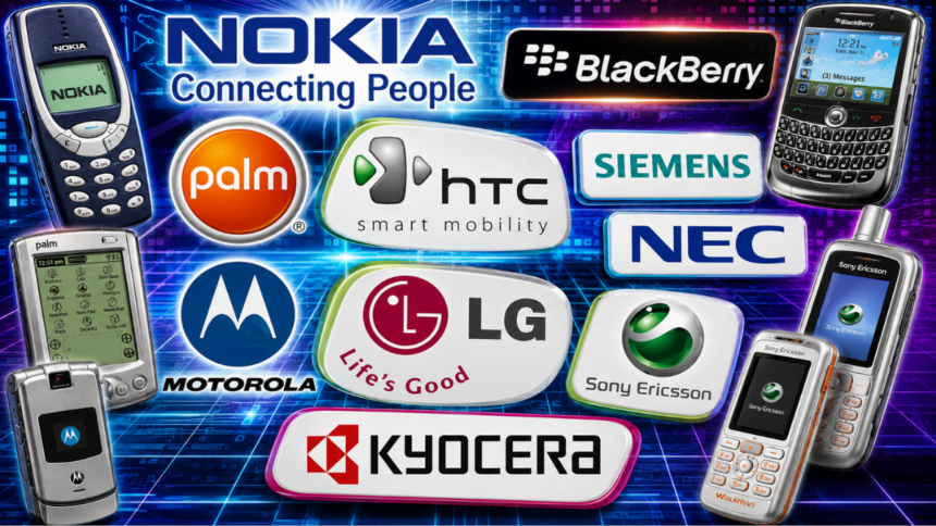 15 phone brands that competed to be your first smartphone in the early 2000s