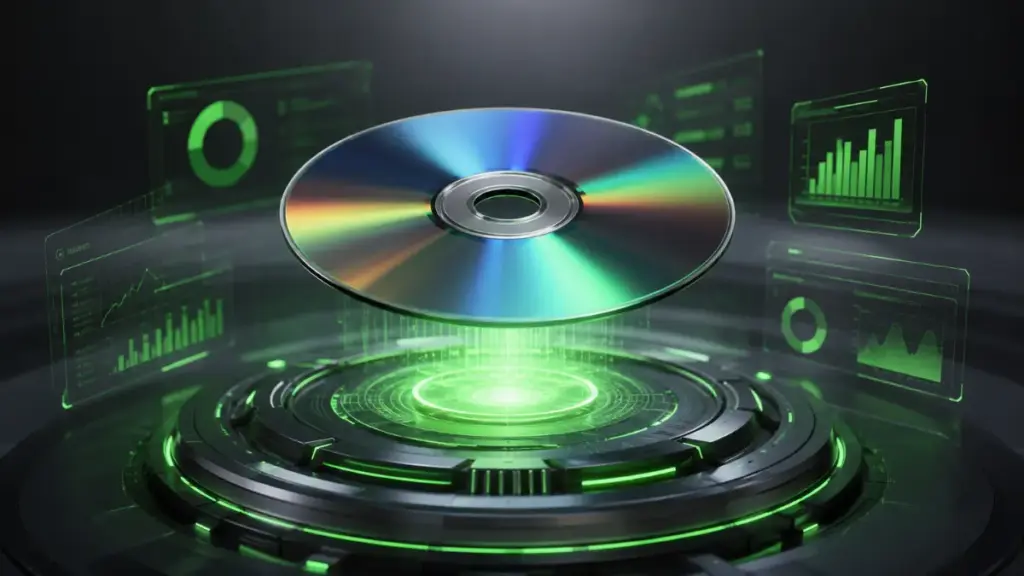 3d-render-digital-game-disc-and-holographic-metrics-for-xbox-game-pass
