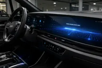 AI in cars monitoring driver behavior through infrared sensors