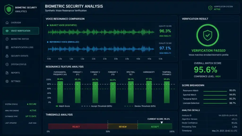 AI scams bypassing voice biometrics authentication in financial software