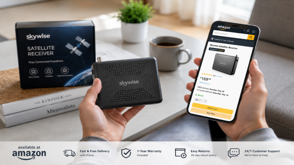 Amazon satellite internet installation process