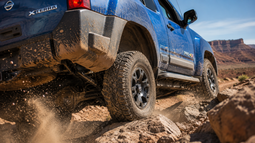An off-road trail compared to the performance of a Toyota 4Runner