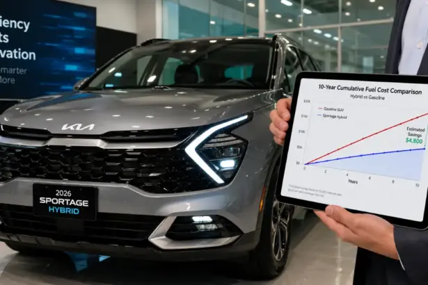 Analyzing Kia Sportage hybrid fuel savings breakeven timeline and vehicle efficiency