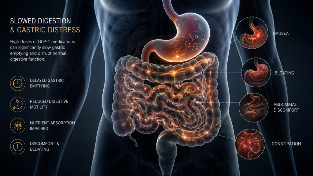 Chronic gastrointestinal issues as common GLP-1 side effects