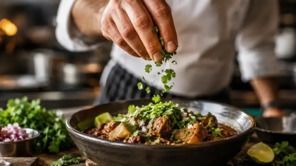 Cilantro garnish linked to Cyclosporiasis disease.
