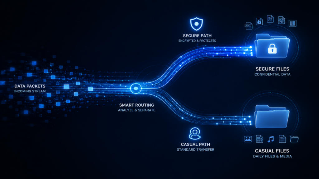 Conceptual data isolation for a secure banking browser profiles