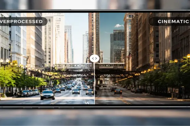 Detailed smartphone camera processing comparison highlighting iPhone Camera vs Adobe Project Indigo rendering styles