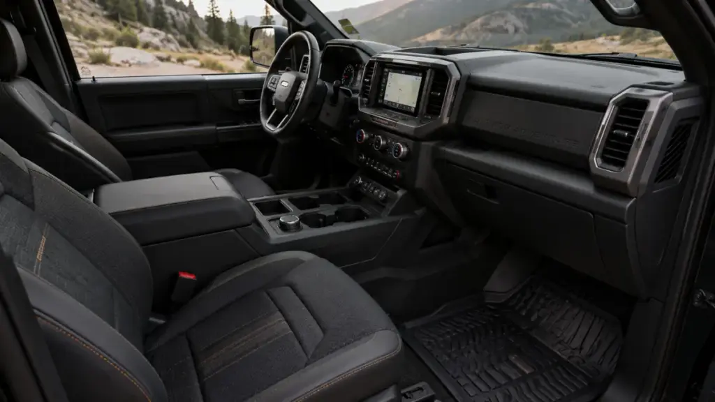 Durable interior cabin design engineered for a modern Off Road SUV