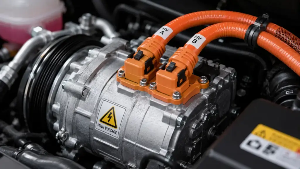 Electrified auxiliary components impacting How Hybrid Sedans Save Fuel Without Plugging In.