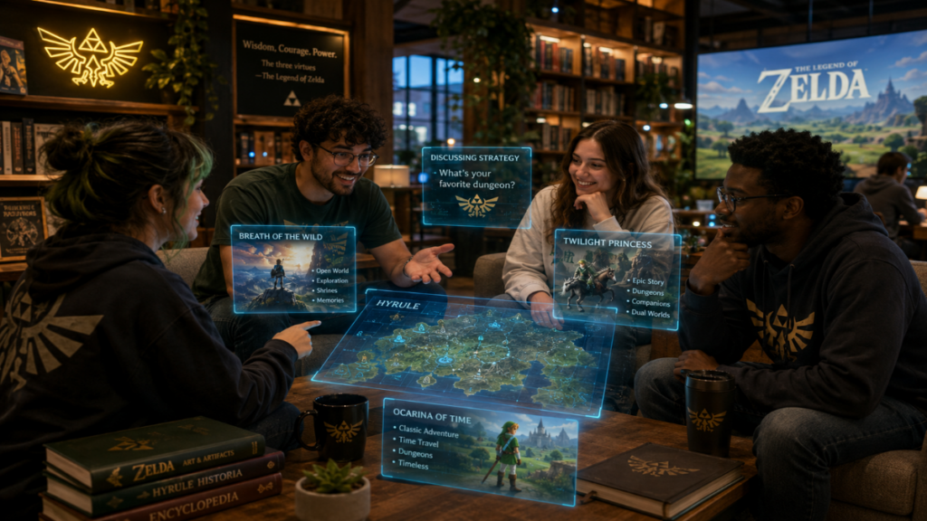 Enthusiastic fans discussing the future of the series and the importance of experiencing Zelda games in order.