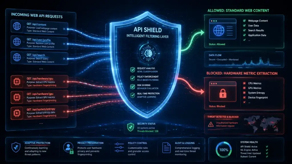 Future web privacy APIs filtering hardware parameter extraction Browser Fingerprinting