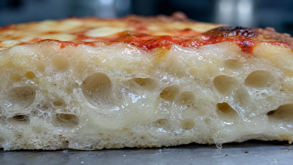 Gummy-unbaked-dough-interior-highlighting-gluten-free-pizza-crust-mistakes-to-avoid.