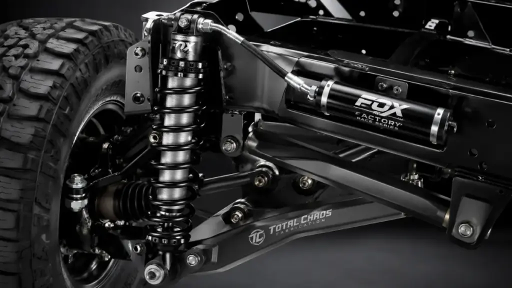 Heavy duty off-road suspension components engineered for a modern Off Road SUV