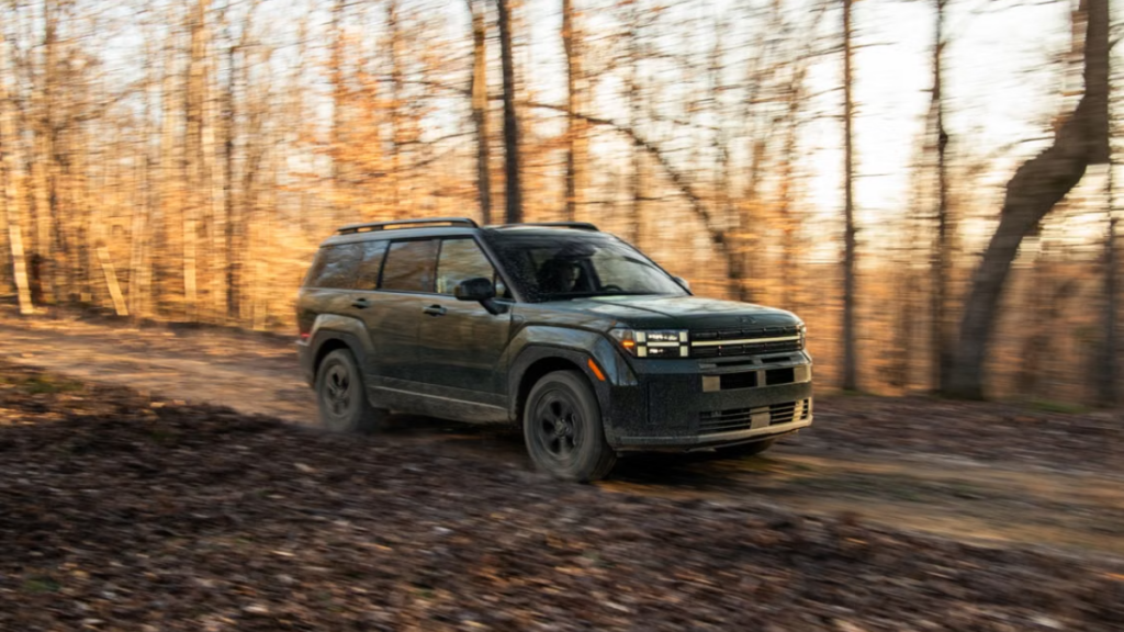 Honda Element AWD on a gravel road