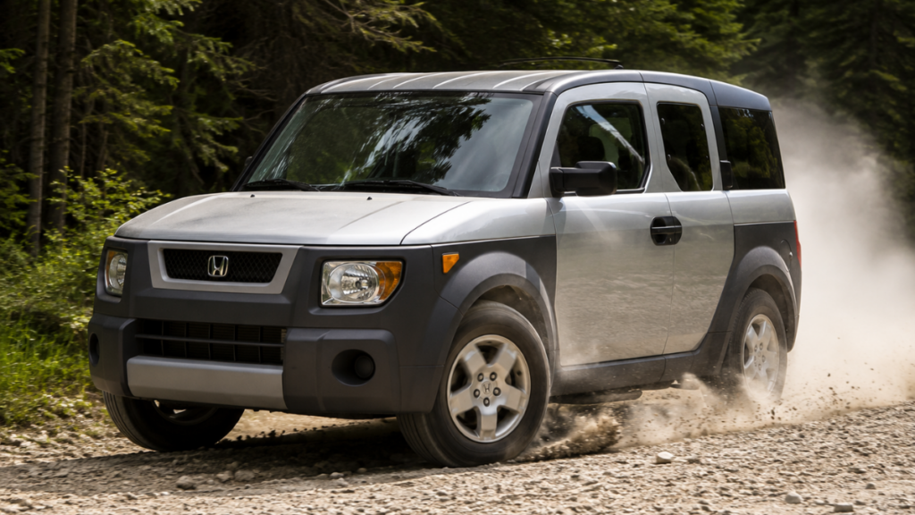 Honda Element dog friendly interior