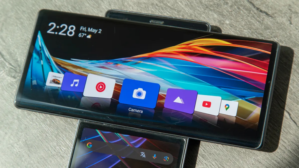 LG Wing first smartphone