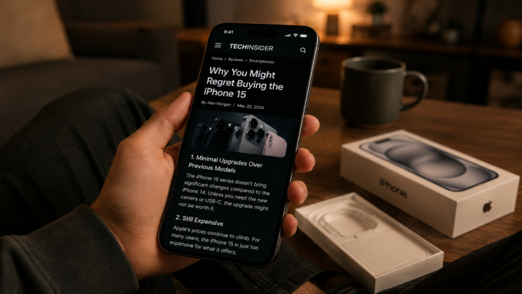 Managing expectations with an Open-Box iPhone.
