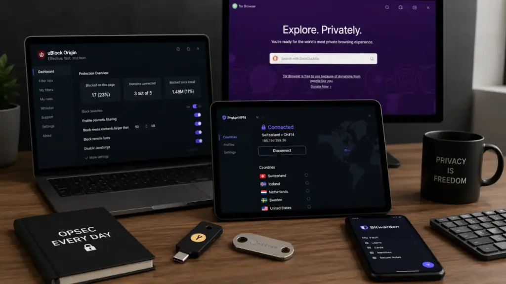 Multi-layered security setup complementing a website vpn