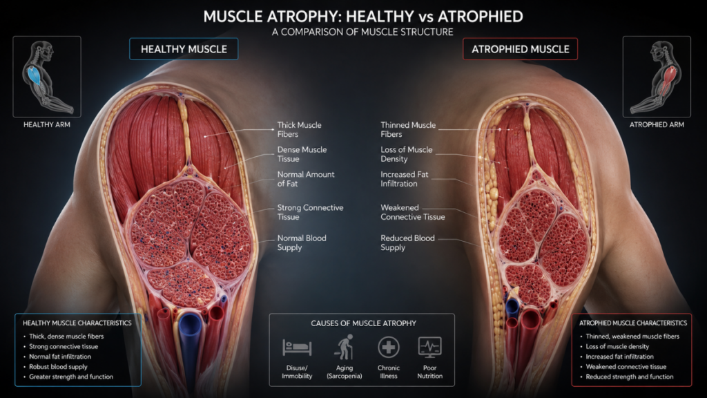 Muscle atrophy and the max dose of ozempic for weight loss.