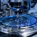 Next generation semiconductor packaging assembly line inside a modern cleanroom