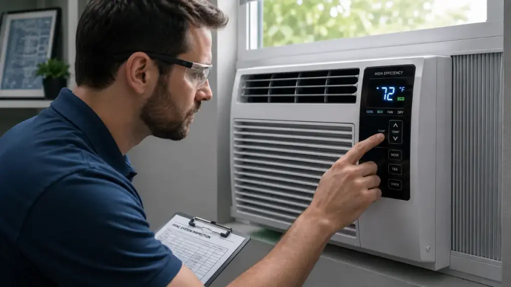 Operating a high-efficiency window air conditioning unit .