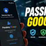 Passkey Google on Android security interface and authentication risks