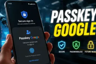 Passkey Google on Android security interface and authentication risks