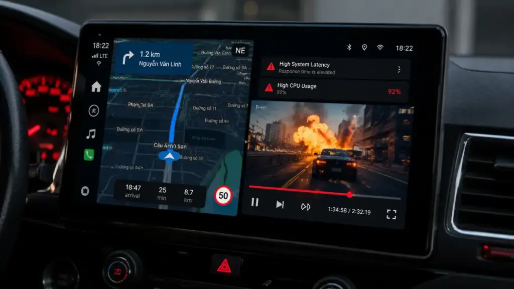 Performance impact of modders cracked it, now you can watch YouTube on Android Auto.