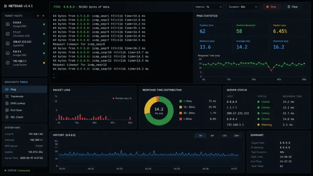 Performance tracking dashboard for self-hosted bitwarden password manager instances