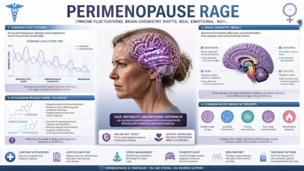 Perimenopause rage hormonal hijacking mechanism