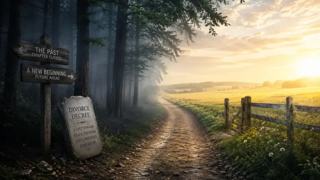 Personal growth and recovery after a divorce decree.