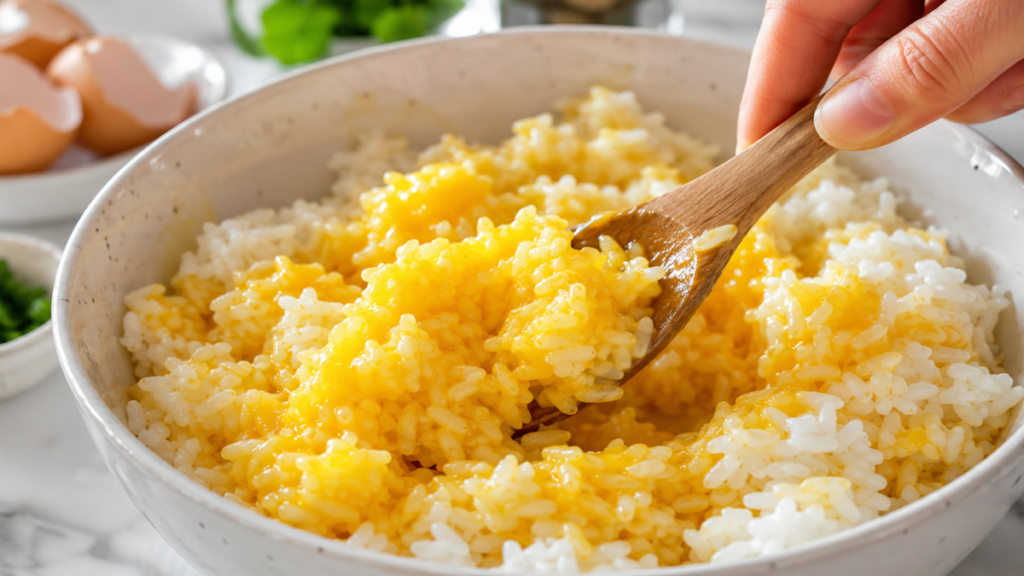 Pre-coating-grains-with-egg-yolk-to-secure-easy-lazy-dinner-recipes-for-tight-schedules.