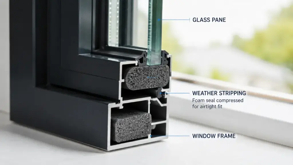 Proper sealing of the window exhaust is vital for the best portable air conditioner efficiency.