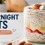 Properly prepared glass jar highlighting the severe overnight oats health risks from improper preparation