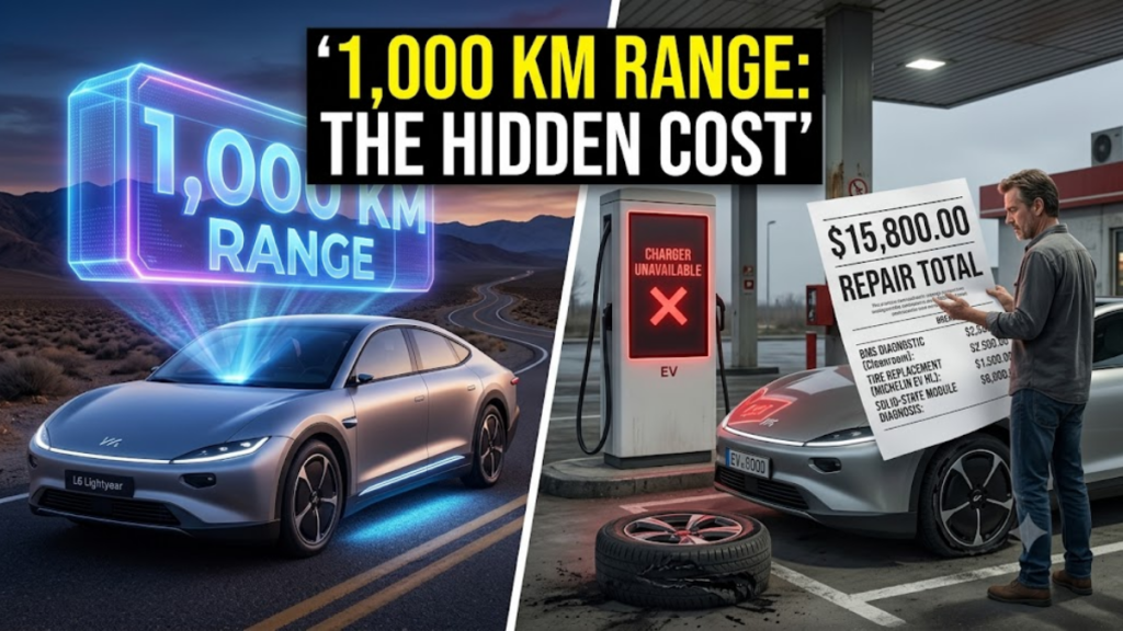 Real-world driving reality of a solid-state battery car.