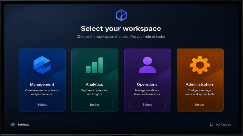 Selecting configured browser profiles from an optimized launch dashboard