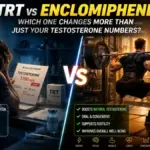 TRT vs Enclomiphene blood test results vs physical performance