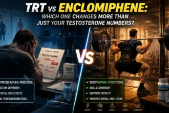 TRT vs Enclomiphene blood test results vs physical performance