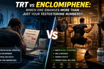 TRT vs Enclomiphene blood test results vs physical performance