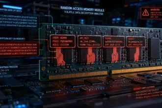 Technical inspection of memory leaks exposing sensitive data in a password manager