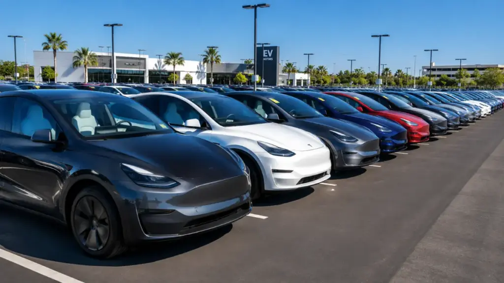 Tesla Model Y pre owned vehicle market