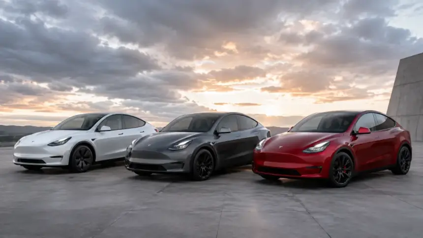 Tesla Model Y trim comparison line up