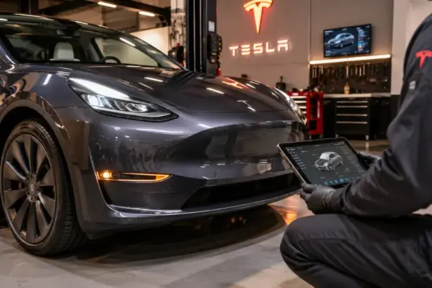 Tesla Recall examining 15 vehicles in a service hub