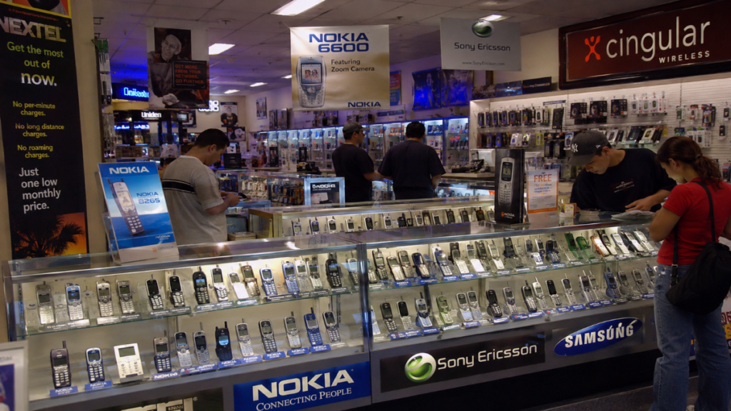 The competitive market of the first smartphone era