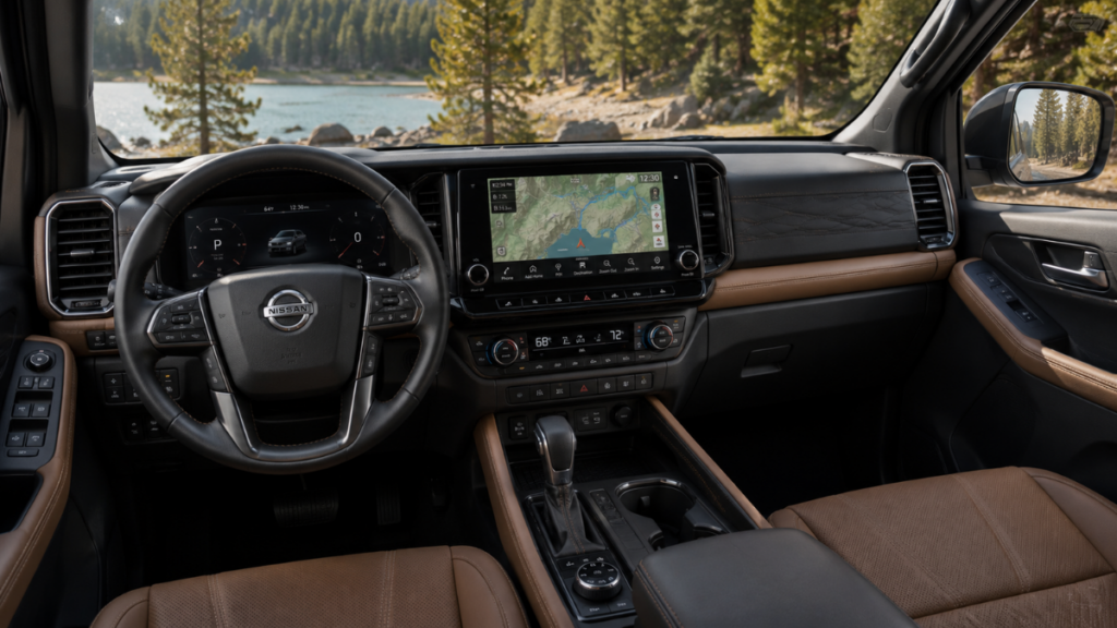 The front dashboard and cockpit design of a Toyota 4Runner