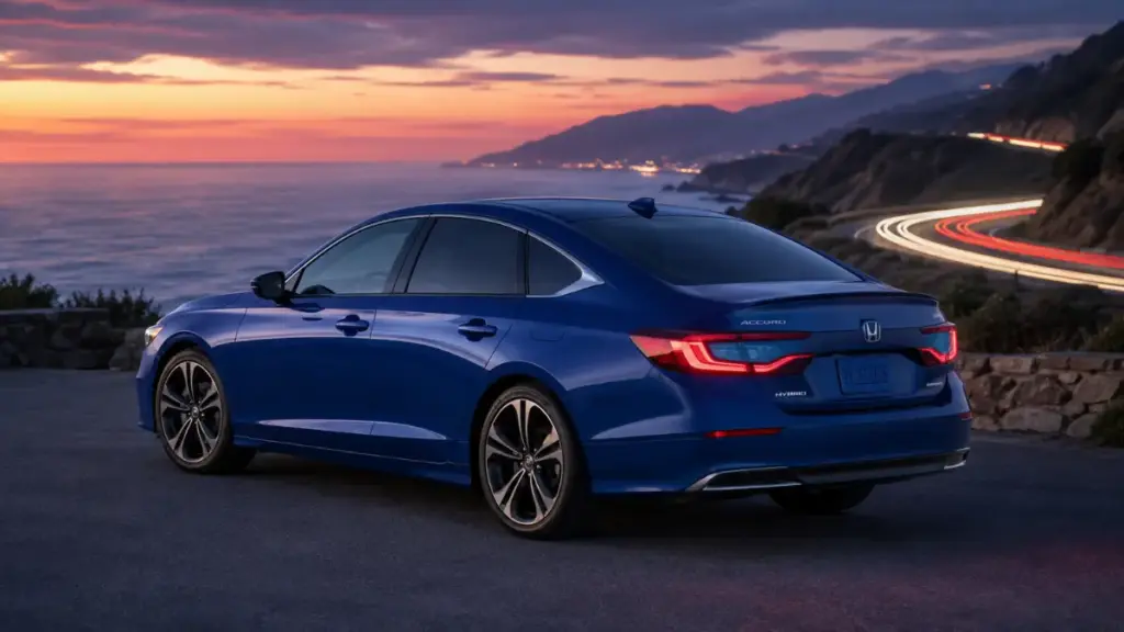 The quiet Honda Accord Hybrid, an excellent choice among the best hybrid sedans under $35k for extreme comfort.