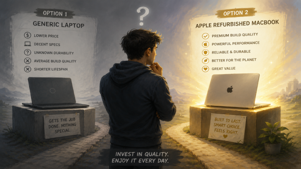 Understanding the difference when buying Apple Refurbished MacBooks.