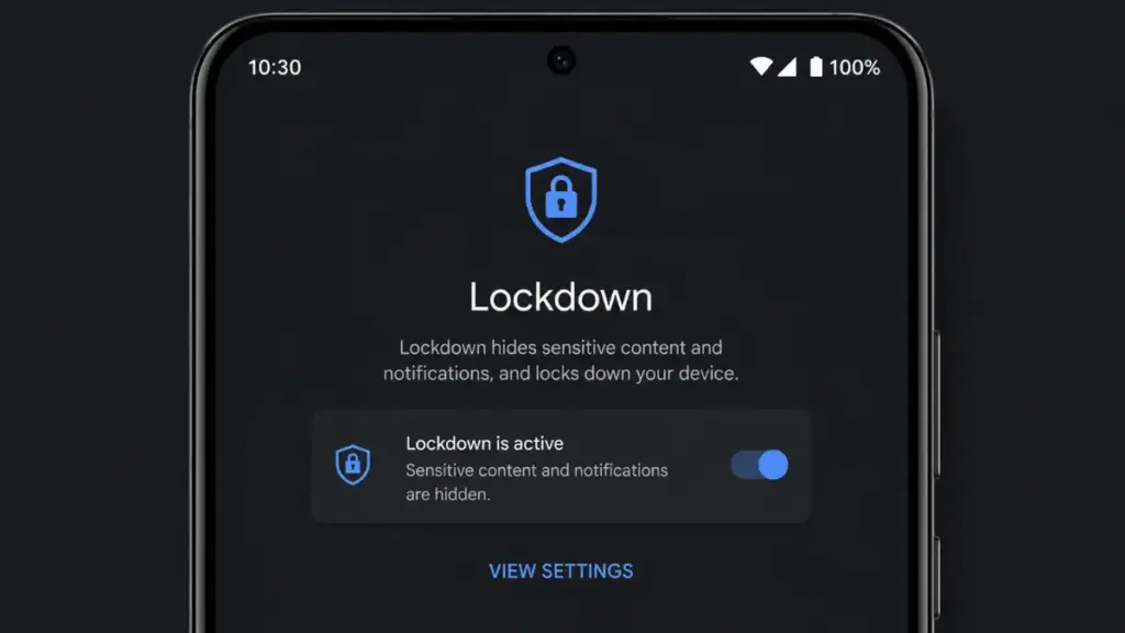 Using Android Lockdown Mode to secure your Passkey Google on Android.